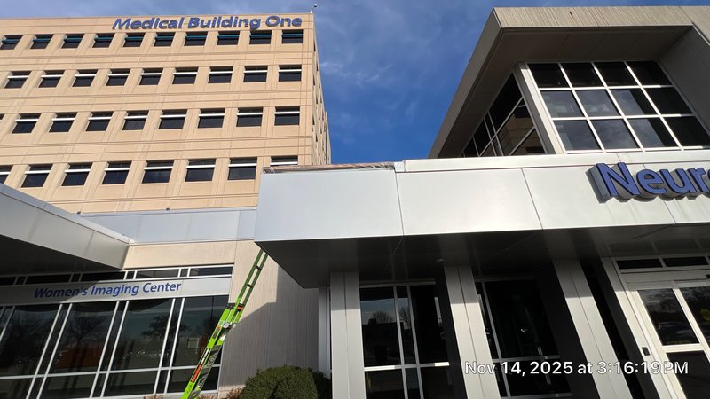 Immanuel Entry Restoration — Restored entrance exterior