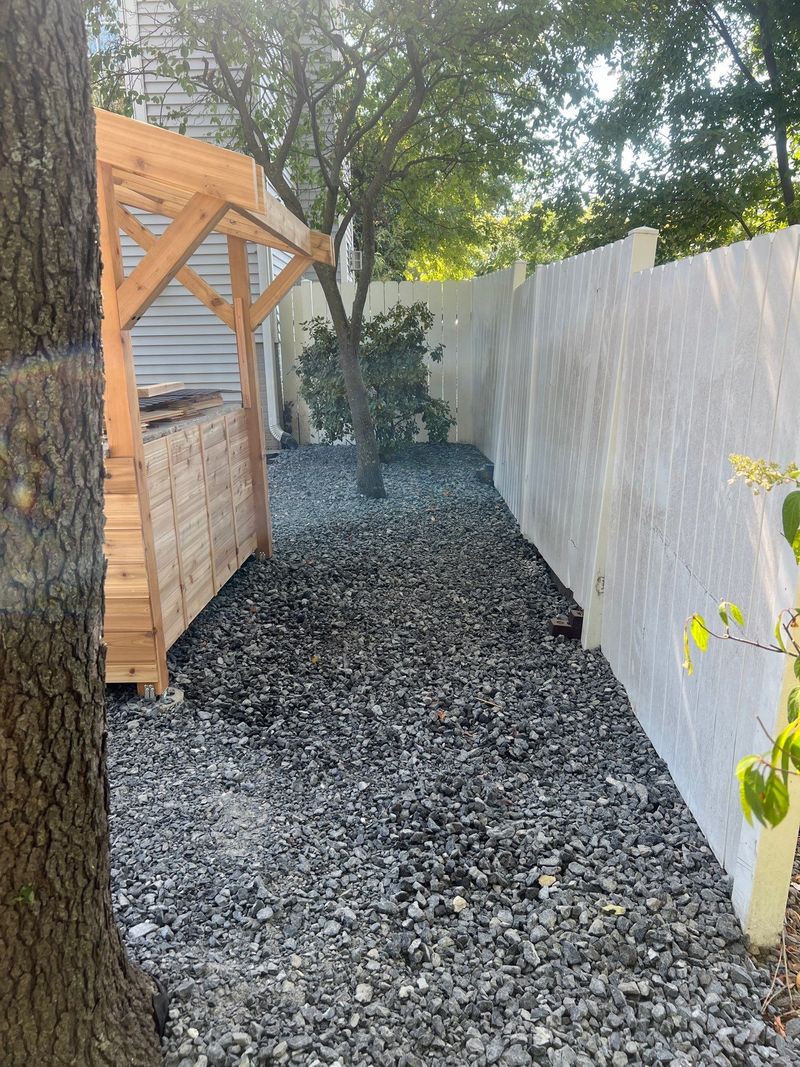 Perimeter landscaping, complete