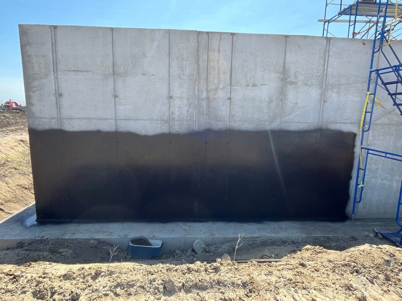 Shenandoah WWTP — Below-grade wall application
